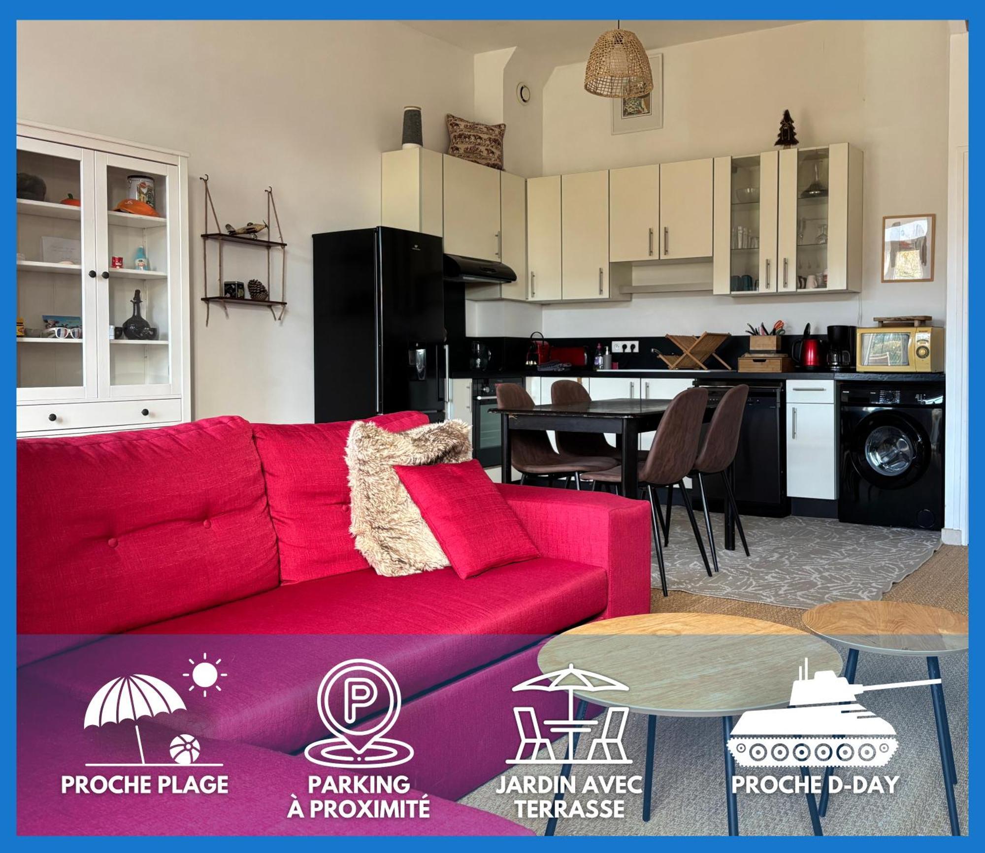 Les Douves Duplex 5 Personnes Lumineux Avec Jardin Et Terrasse Amenagee , Vue Sur Chateau A 5Mn De La Mer, Proche Omaha Beach Et Bayeux Commes Exteriér fotografie